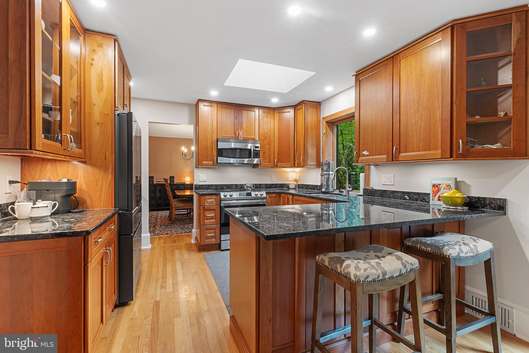290 Danell Road Wayne, PA 19087 - Photo 9 of 42 open kitchen with recessed lighting, skylight