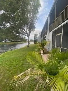 a view of an outdoor space and a lake view