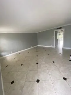 a view of an empty room