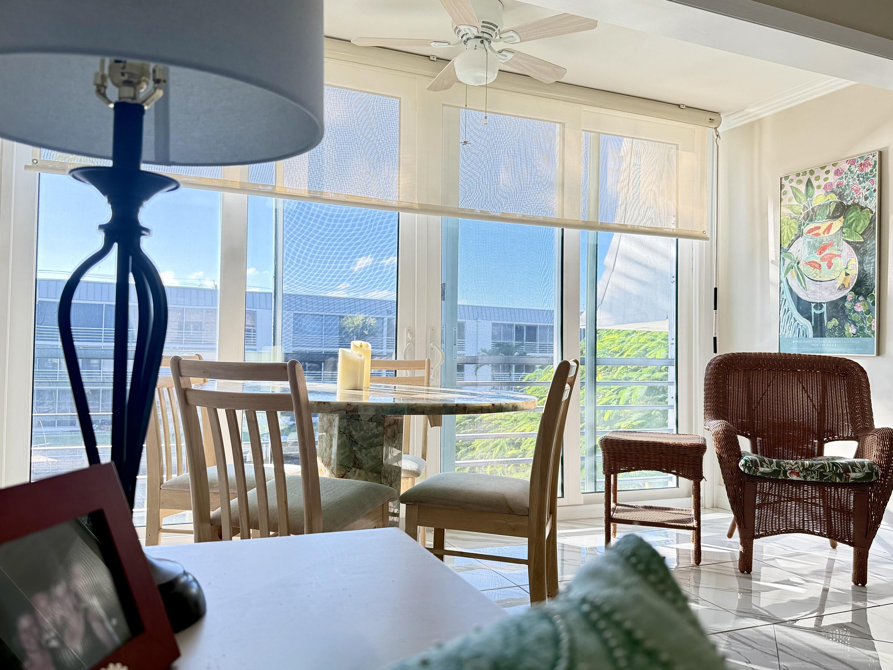 765 Jeffery Street, Unit 1203 Boca Raton, FL 33487 - Photo 13 of 31 Enclosed Balcony with Sliders