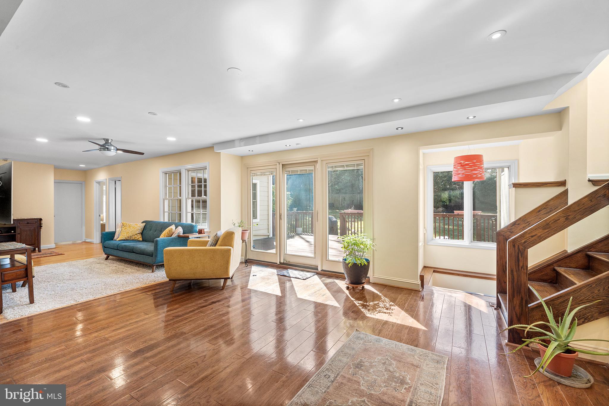 304 Conshohocken State Road Narberth, PA 19072 - Photo 11 of 44 Family Room with doors to rear deck