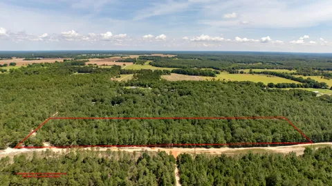 a view of a green field