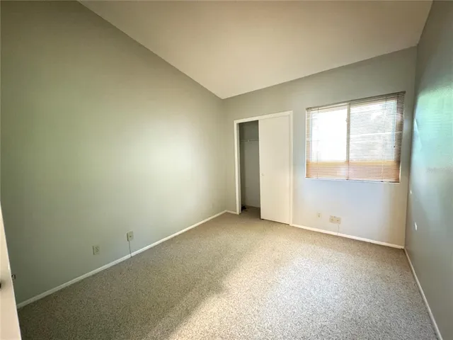an empty room with window