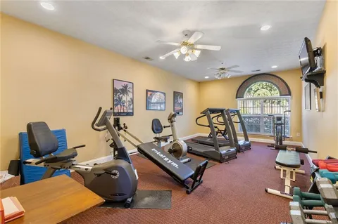 a view of street along with trees