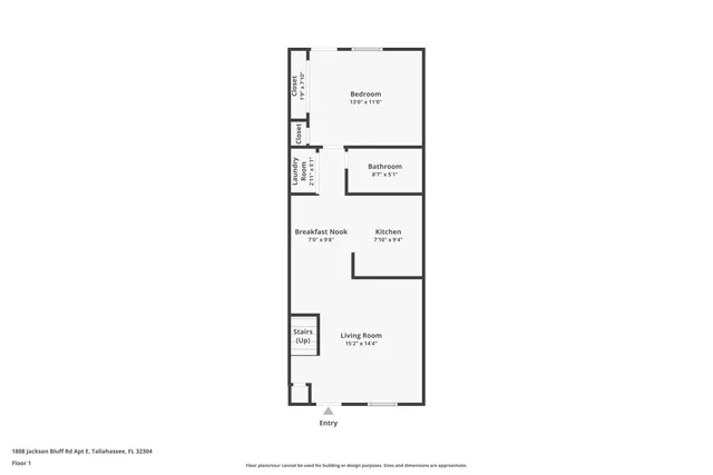 $165,000 | 1808 Jackson Bluff Road, Unit E, Tallahassee, FL 32304