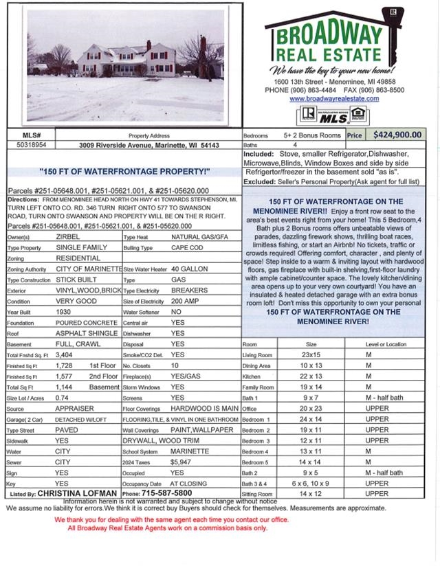 3009 Riverside Avenue Marinette, WI 54143 - Photo 26 of 26