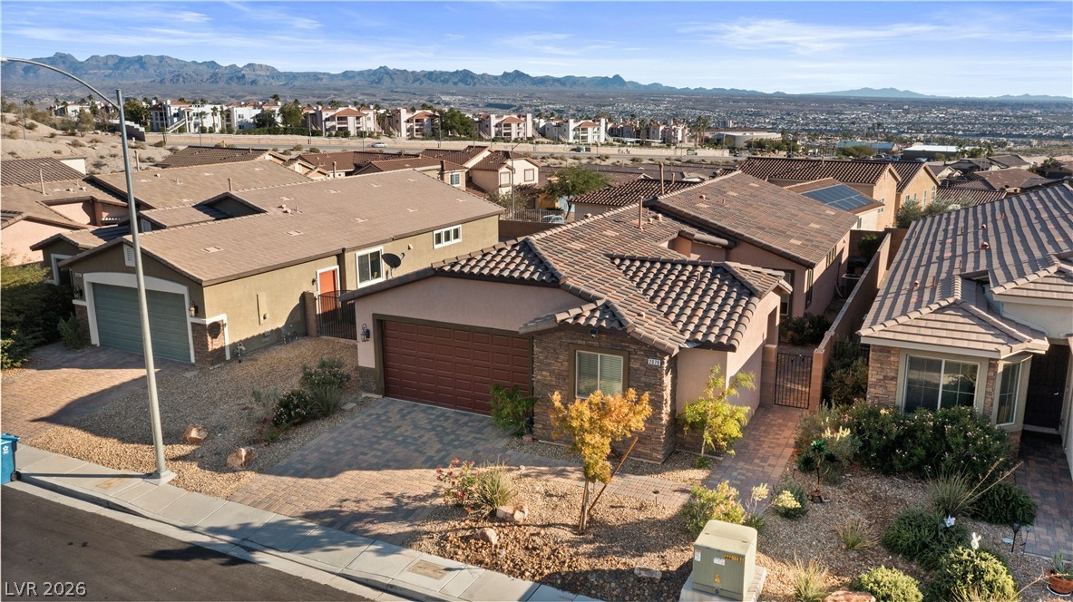 2079 Port Royal Drive Laughlin, NV 89029 - Photo 75 of 86 Aerial perspective of suburban area featuring mountains
