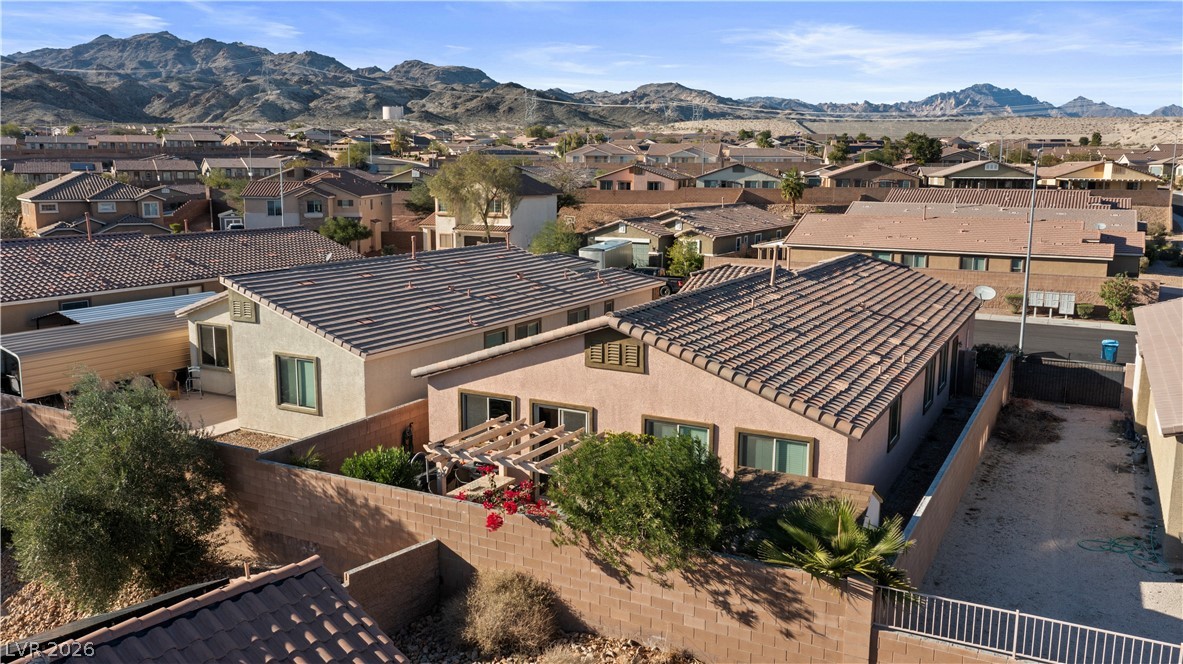2079 Port Royal Drive Laughlin, NV 89029 - Photo 80 of 86 Aerial view of residential area with a mountain backdrop