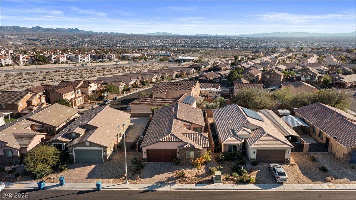 2079 Port Royal Drive Laughlin, NV 89029 - Photo 86 of 86 Aerial perspective of suburban area featuring a mountainous background