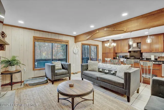 a view of backyard with green space