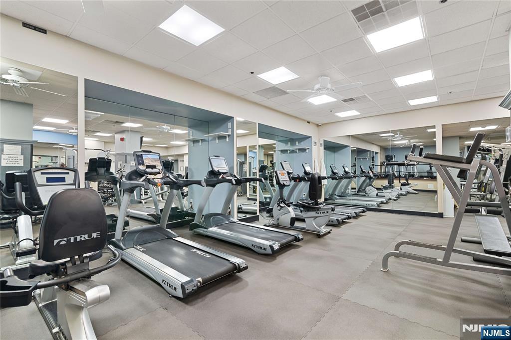 200 Old Palisade Road, Unit 21J Fort Lee, NJ 07024 - Photo 19 of 29 a view of a room with gym equipment