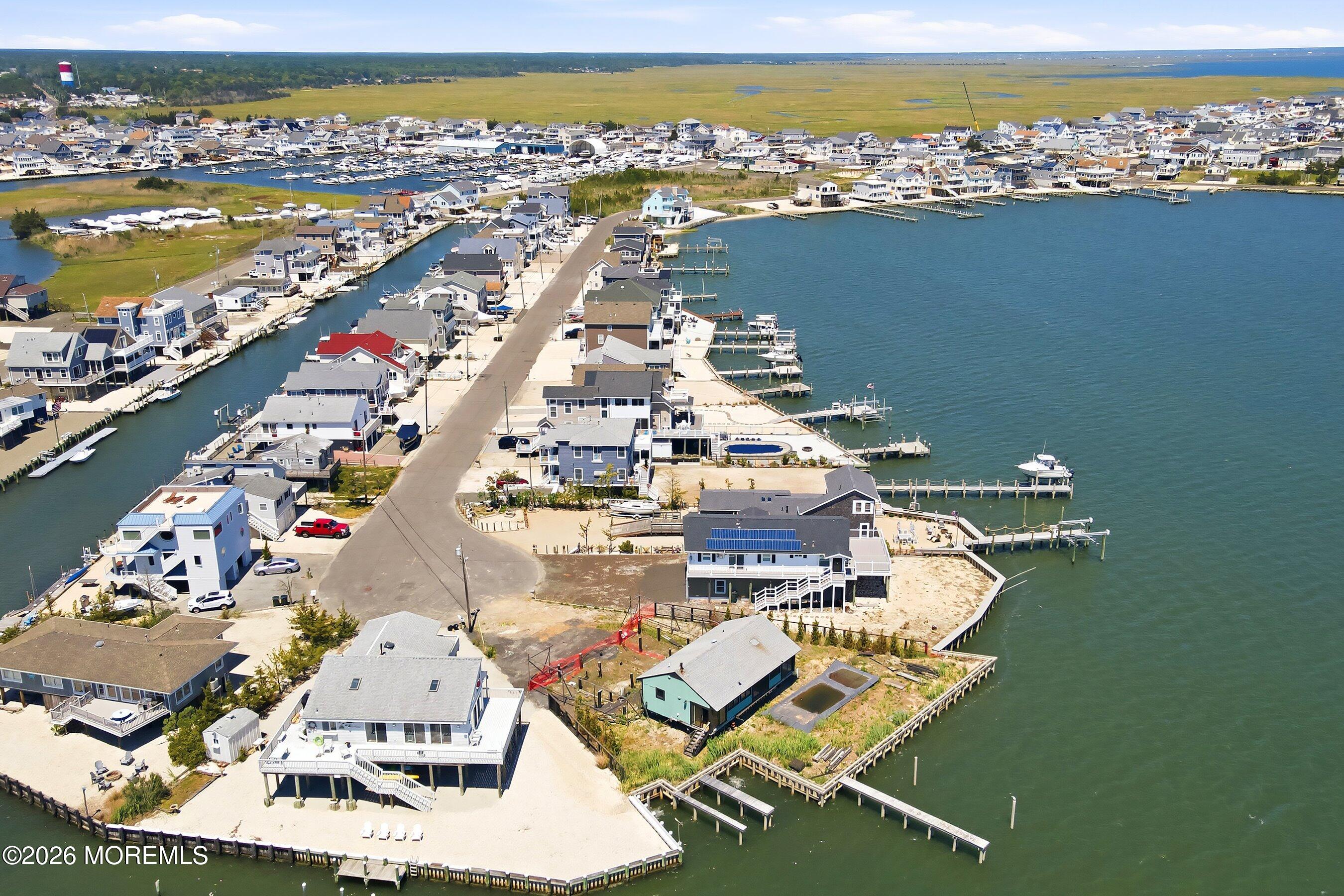 48 Parker Road Tuckerton, NJ 08087 - Photo 27 of 35 an aerial view of a house with a ocean view