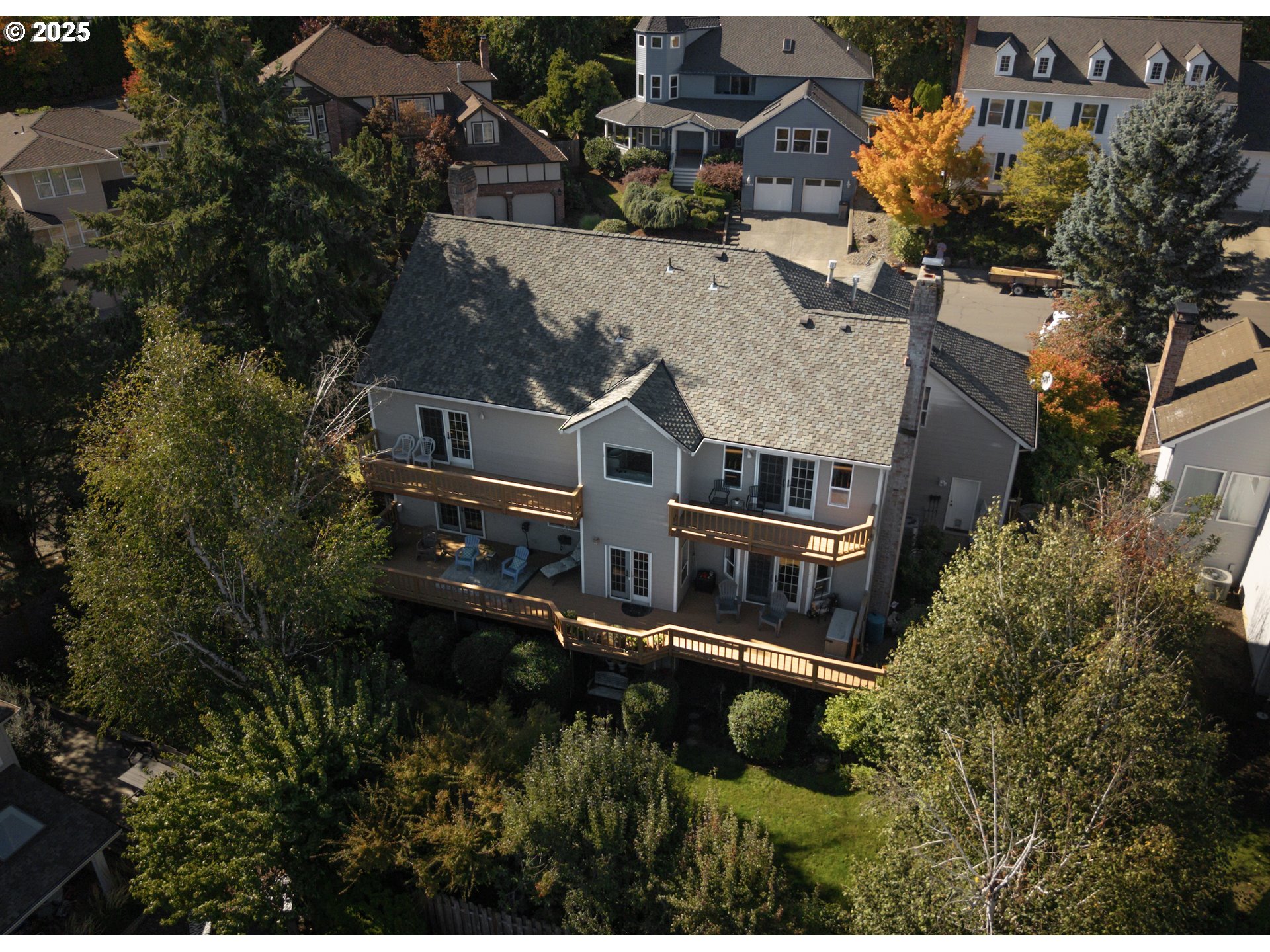 14362 Southwest 134th Drive Portland, OR 97224 - Photo 34 of 36 an aerial view of a house with a yard