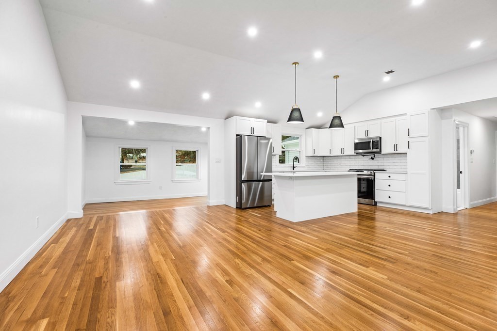216 Grove Street Randolph, MA 02368 - Photo 3 of 34 a view of kitchen with wooden floor