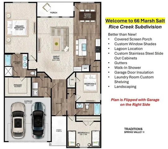 $358,000 | 66 Marsh Salt Ln Port, Port Wentworth, GA 31407