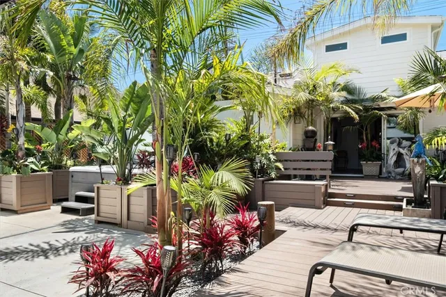 a plant that is in front of a house