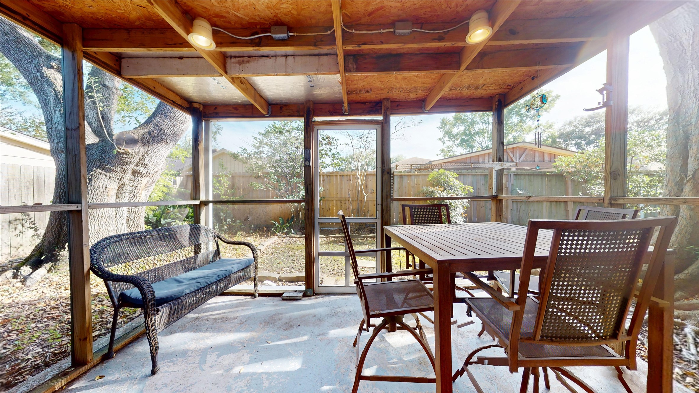4715 Cypressdale Drive Spring, TX 77388 - Photo 42 of 45 Nice screened in porch. Screen needs some TLC