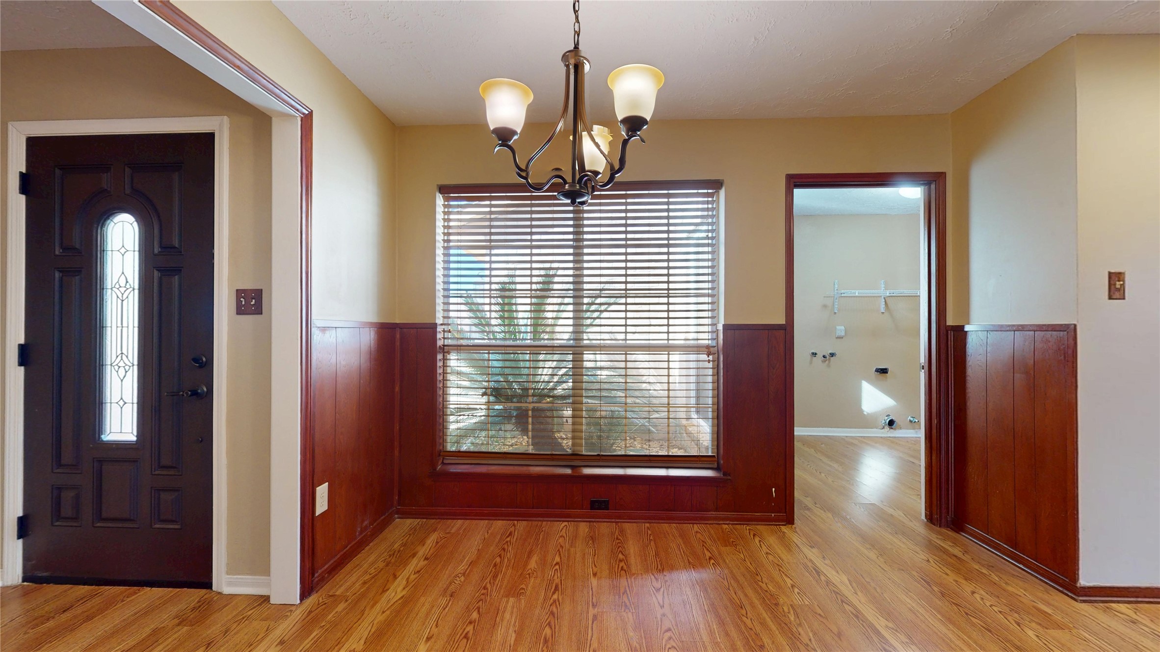 4715 Cypressdale Drive Spring, TX 77388 - Photo 10 of 45 Front Entrance and view of Breakfast Eating Area. Entrance to the Laundry Room on left