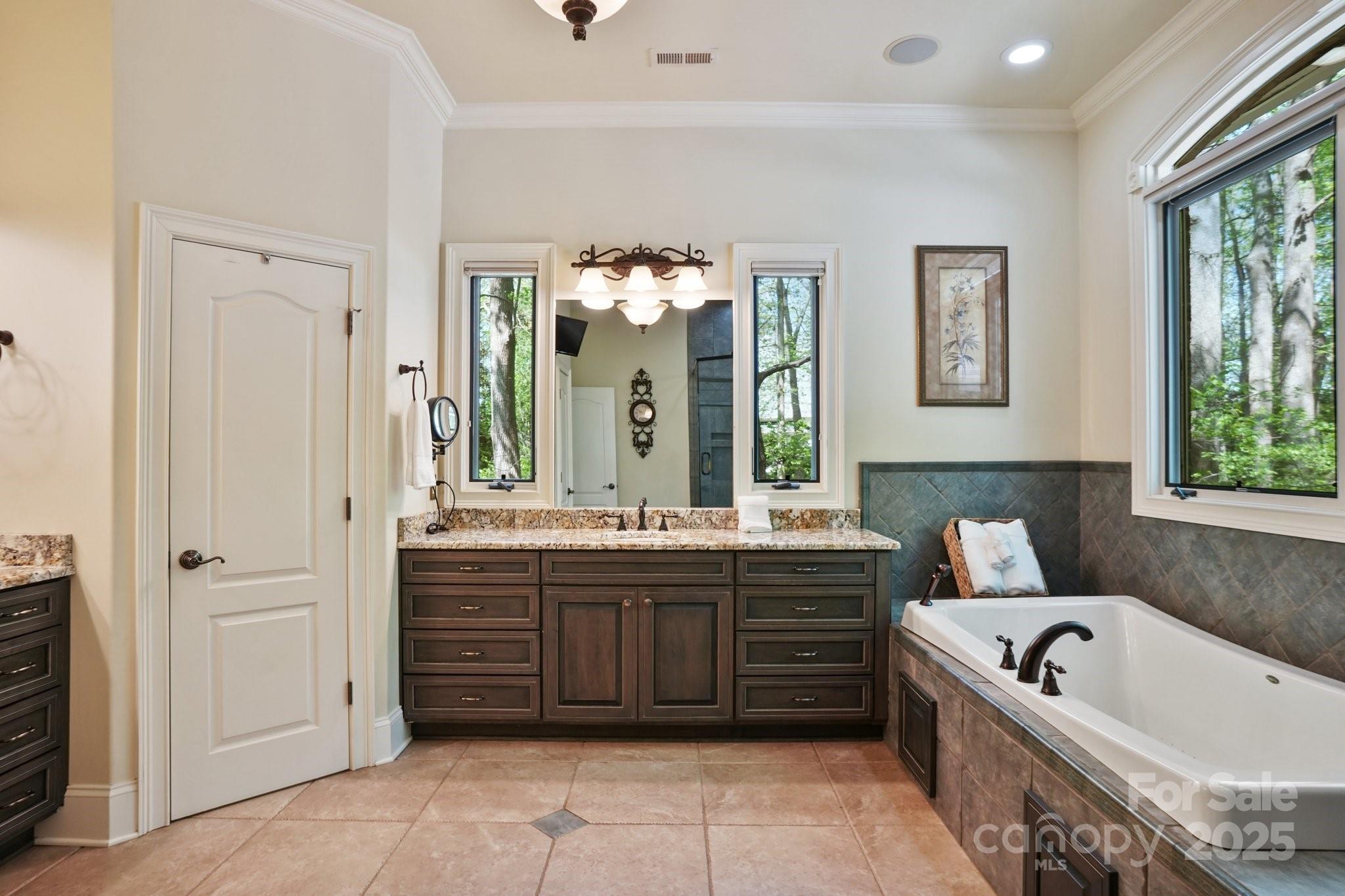 167 Maple View Drive Troutman, NC 28166 - Photo 20 of 48 a bathroom with a tub sink and mirror