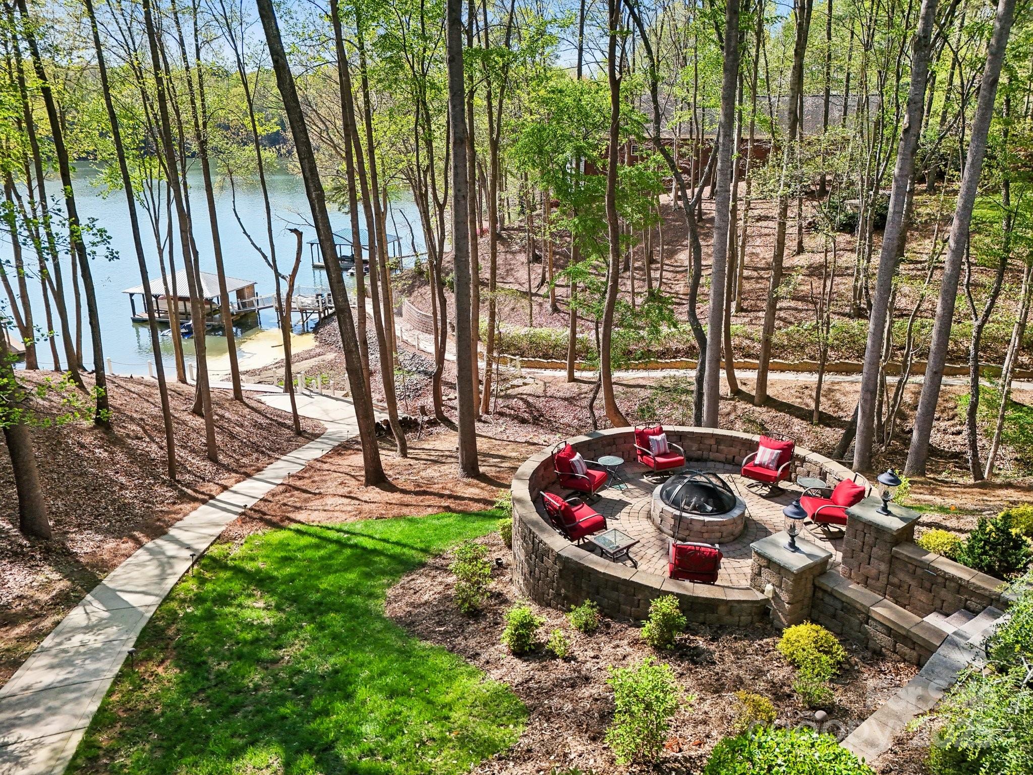 167 Maple View Drive Troutman, NC 28166 - Photo 37 of 48 a view of a backyard with sitting area