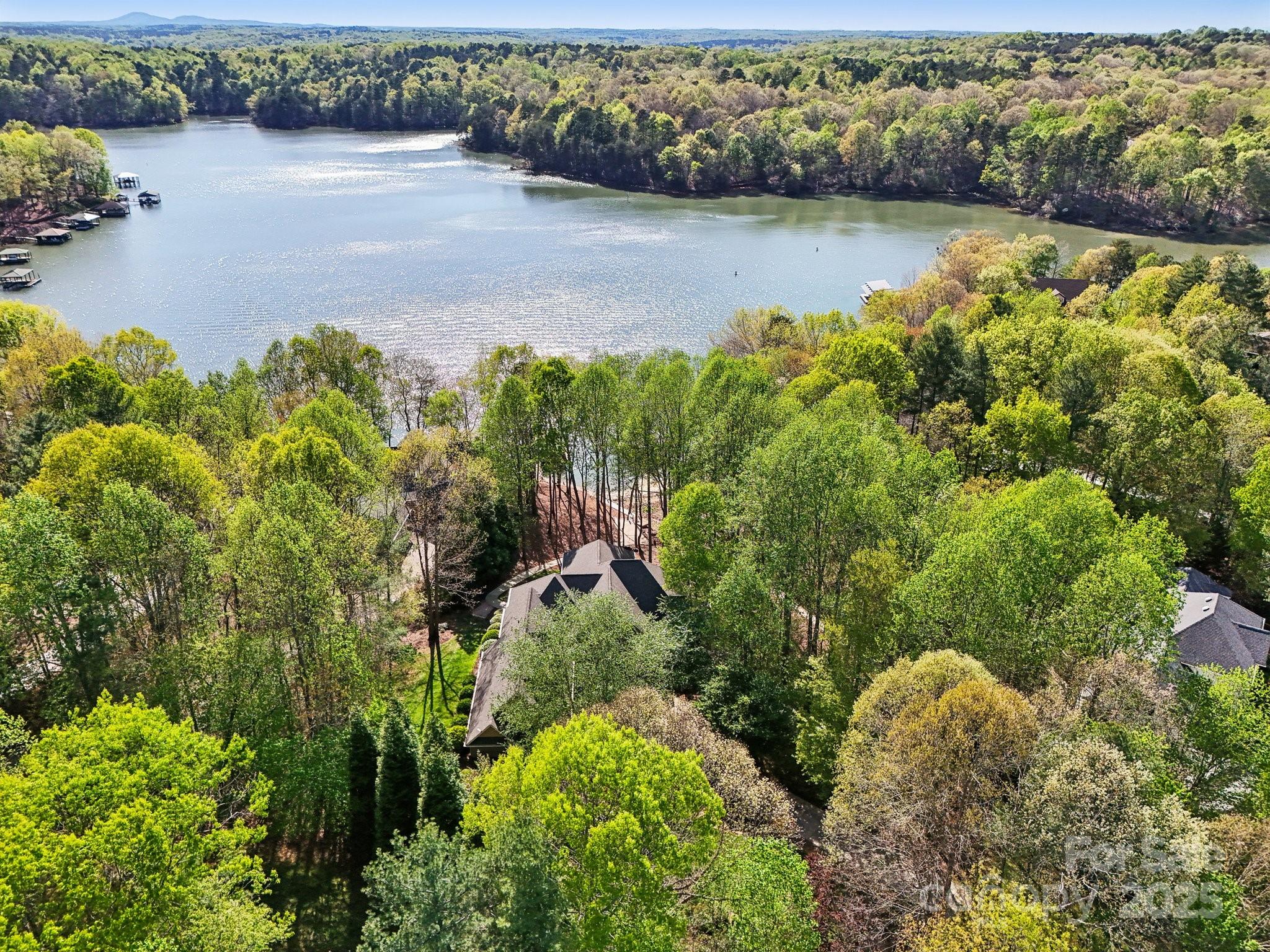 167 Maple View Drive Troutman, NC 28166 - Photo 40 of 48 a view of a lake with a mountain in the background