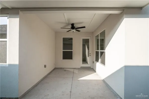 a view of a garage with a sink