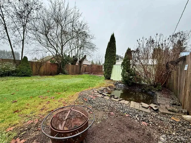 a view of outdoor space and yard