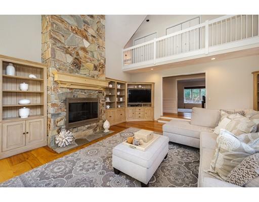 51 Townsend Farm Road Boxford, MA 01921 - Photo 13 of 30 a living room with furniture and a fireplace