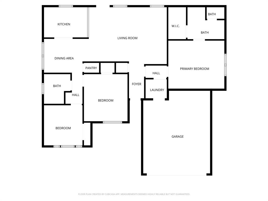 420 Robert Drive Springtown, TX 76082 - Photo 5 of 38 a picture of a floor plan