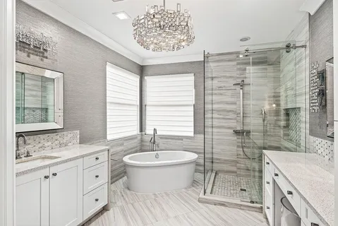 a front view of house with yard and swimming pool