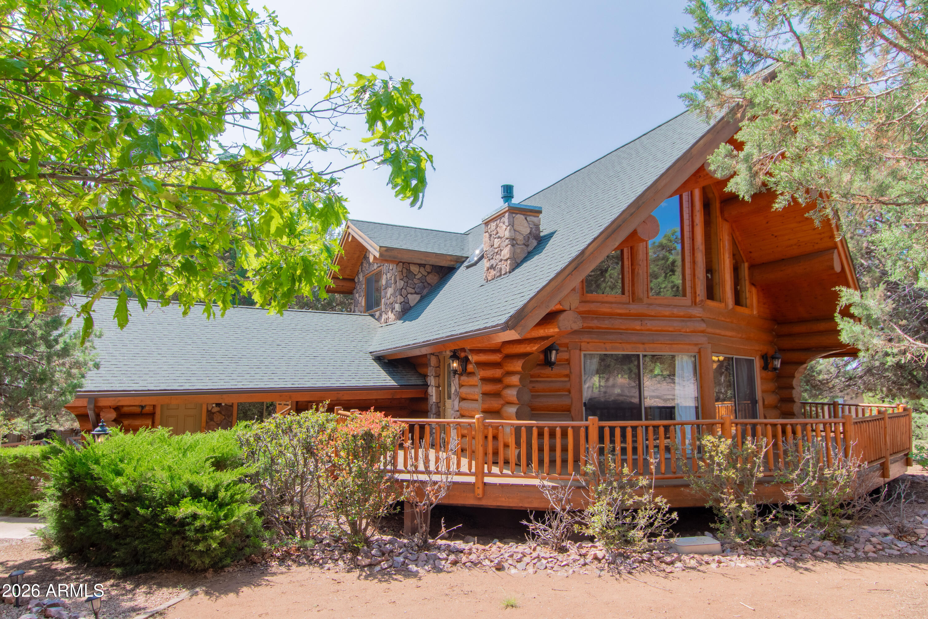 6168 Hidden Pines Loop Pine, AZ 85544 - Photo 25 of 25 front view of a house