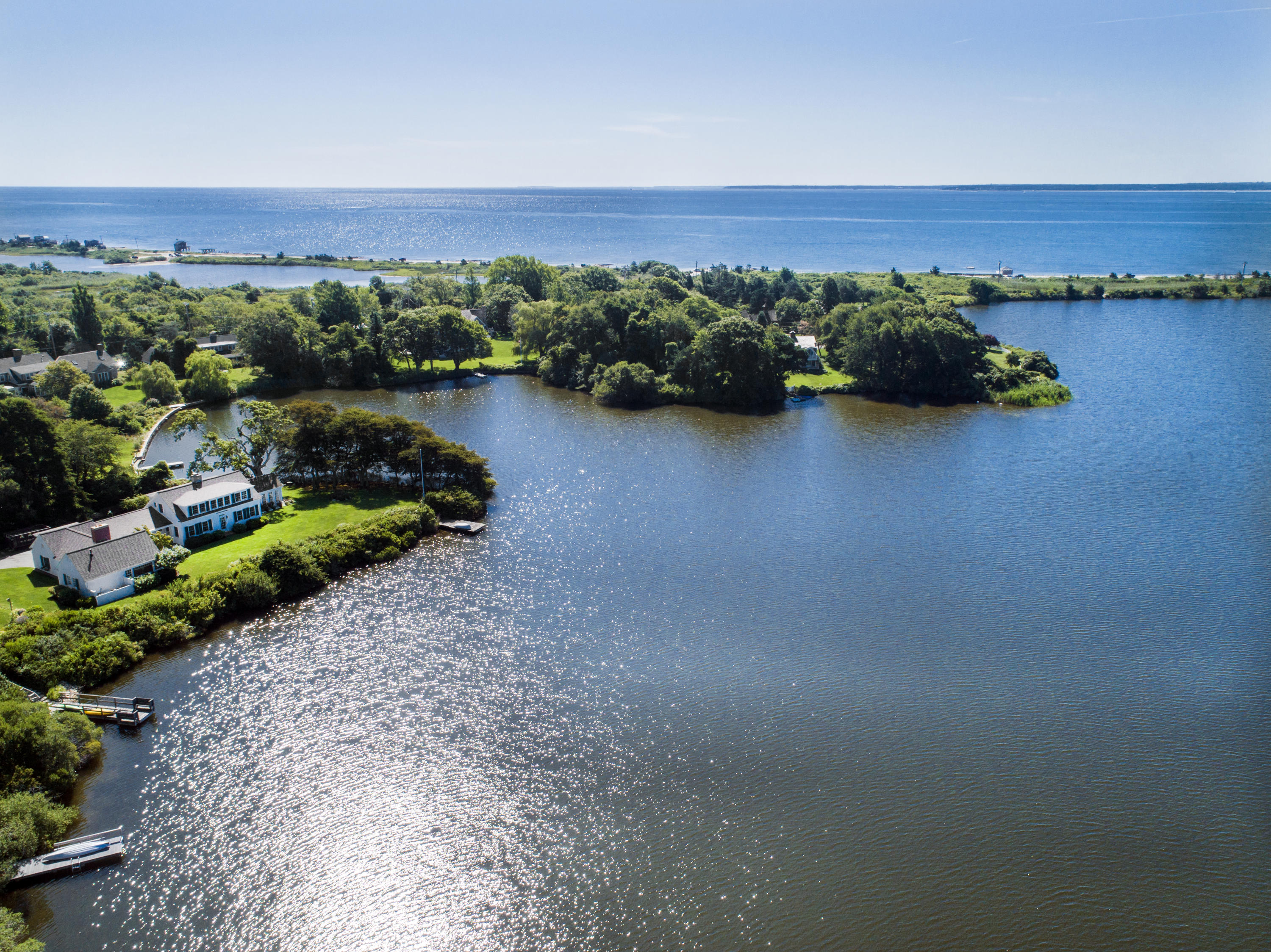 67 Quonset Road Falmouth, MA 02540 - Photo 50 of 55 a view of a lake with a mountain in the back