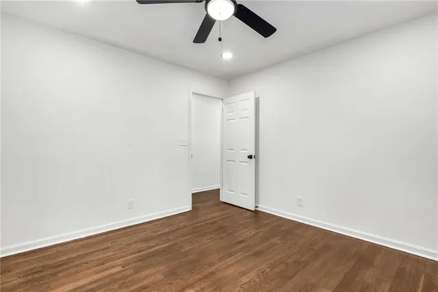wooden floor in an empty room