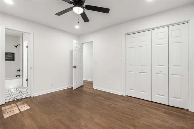 wooden floor in an empty room