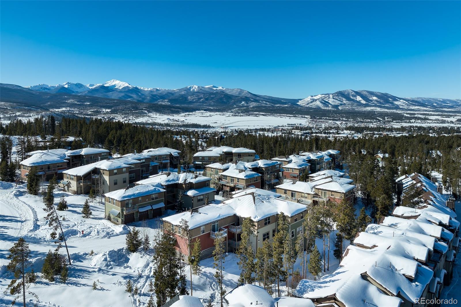 180 County Road, Unit 1 Fraser, CO 80442 - Photo 8 of 37 a picture of city view with lake view and mountain view