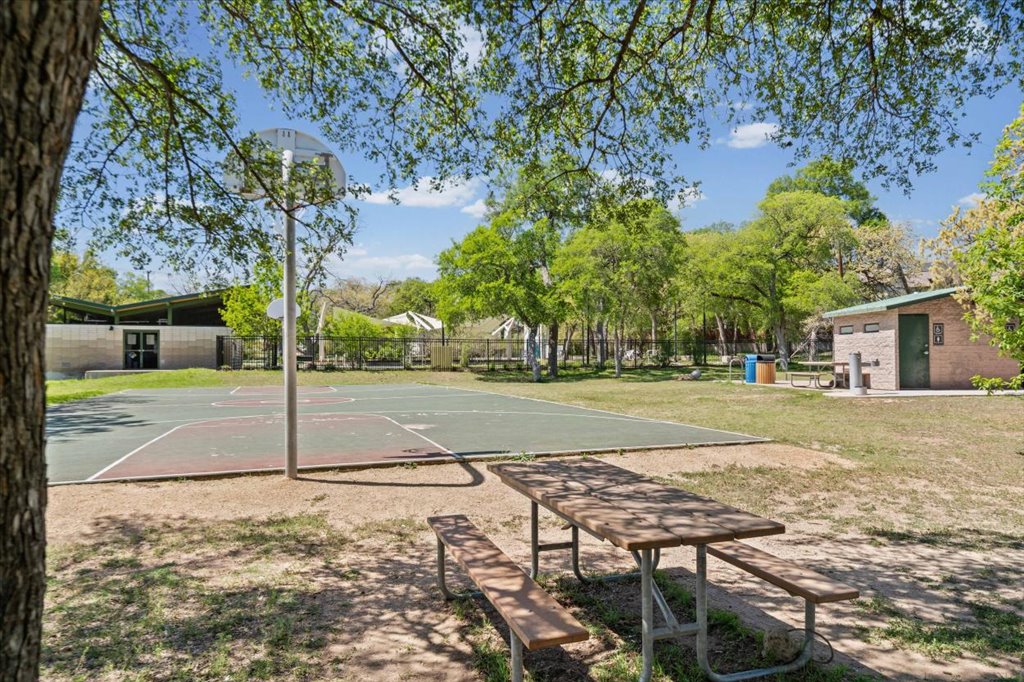 2208 Enfield Road, Unit 107 Austin, TX 78703 - Photo 34 of 35 a view of a yard with plants and trees