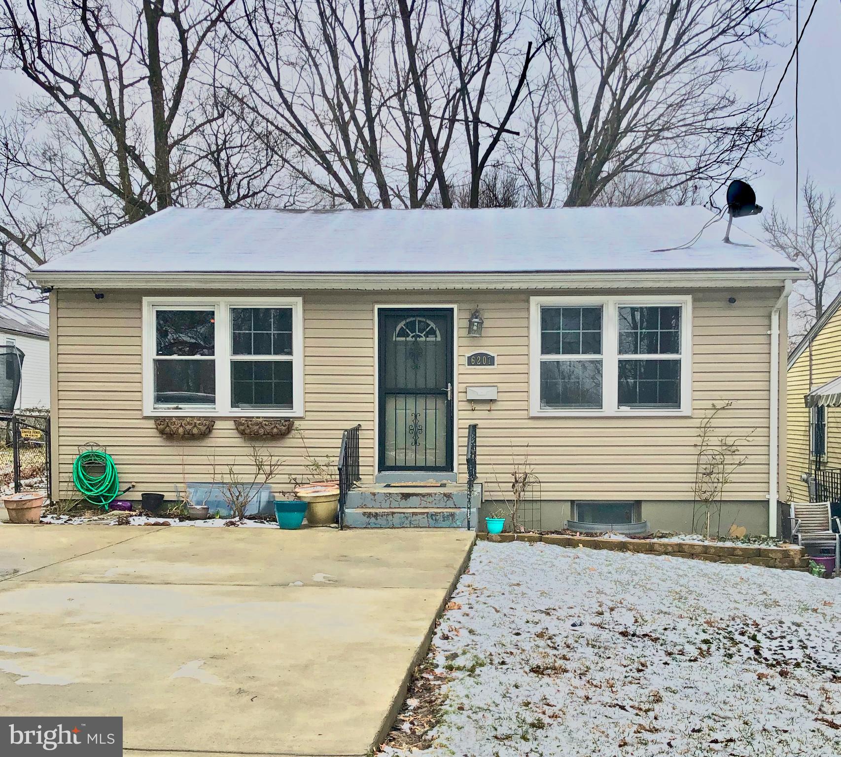 6207 Osborn Road Landover, MD 20785 - Photo 3 of 32 Exterior, Winter View