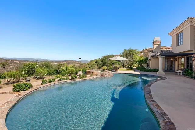 a view of a mountain with a mountain