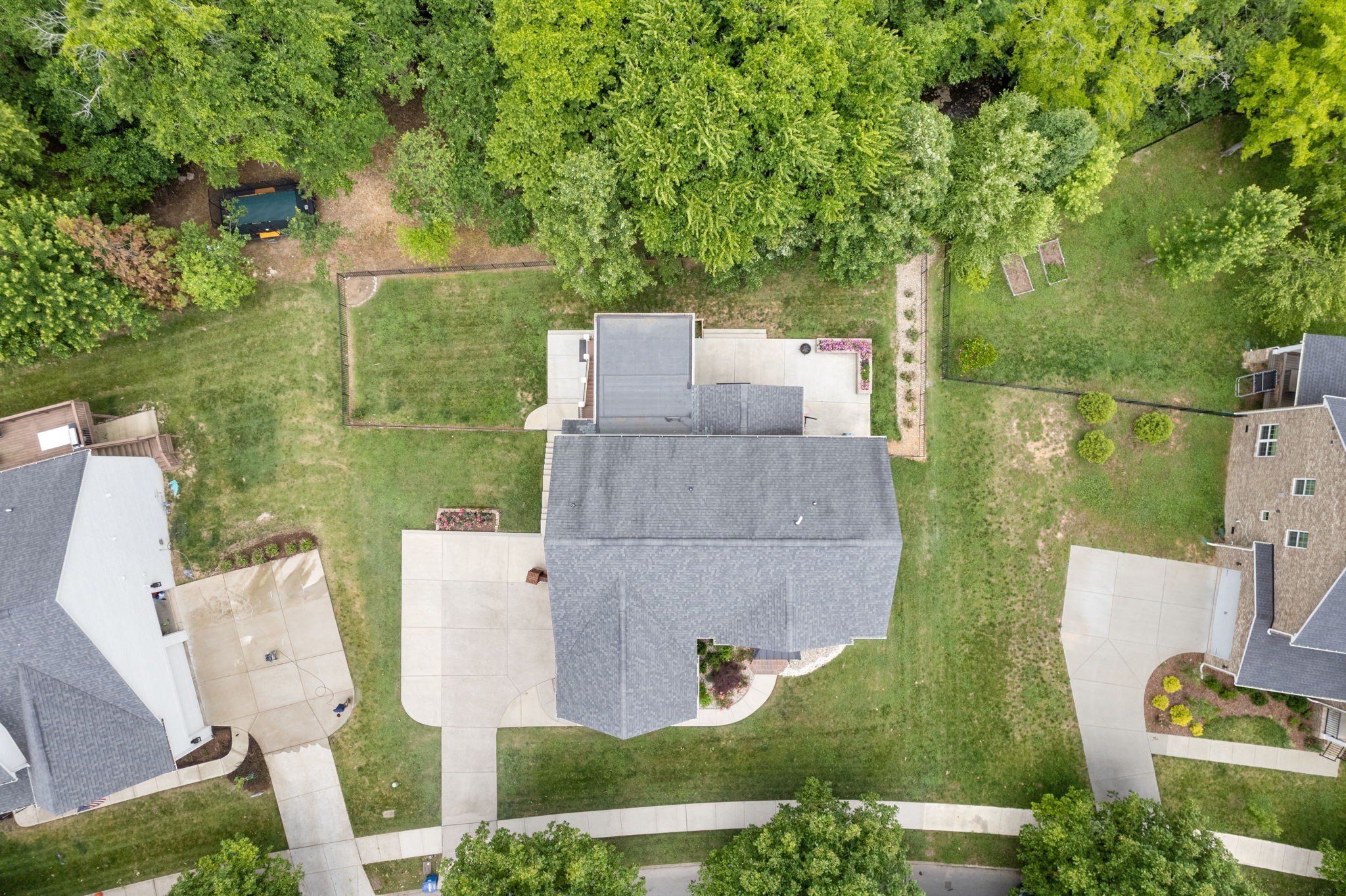 121 Stream Valley Boulevard Franklin, TN 37064 - Photo 47 of 60 an aerial view of residential house with outdoor space and trees around
