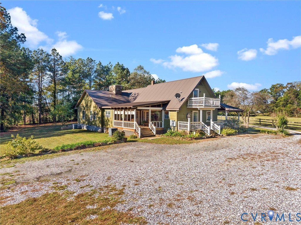 1024 Back Mountain Road Dillwyn, VA 23936 - Photo 54 of 70 a view of a house with swimming pool and sitting area
