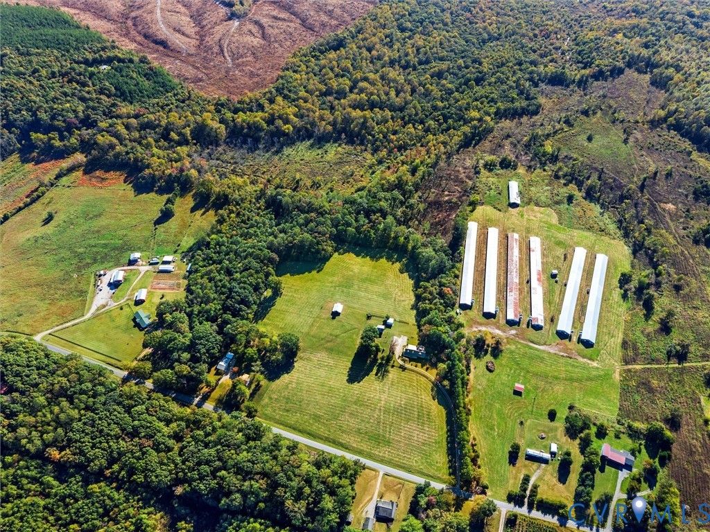 1024 Back Mountain Road Dillwyn, VA 23936 - Photo 70 of 70 an aerial view of a house