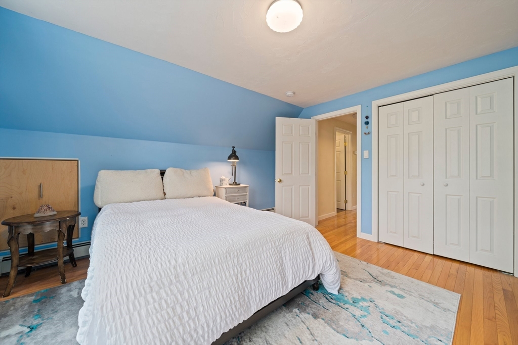 80 King Street Hanover, MA 02339 - Photo 21 of 34 a bedroom with a bed and wooden floor