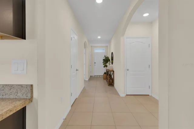 a view of an empty room