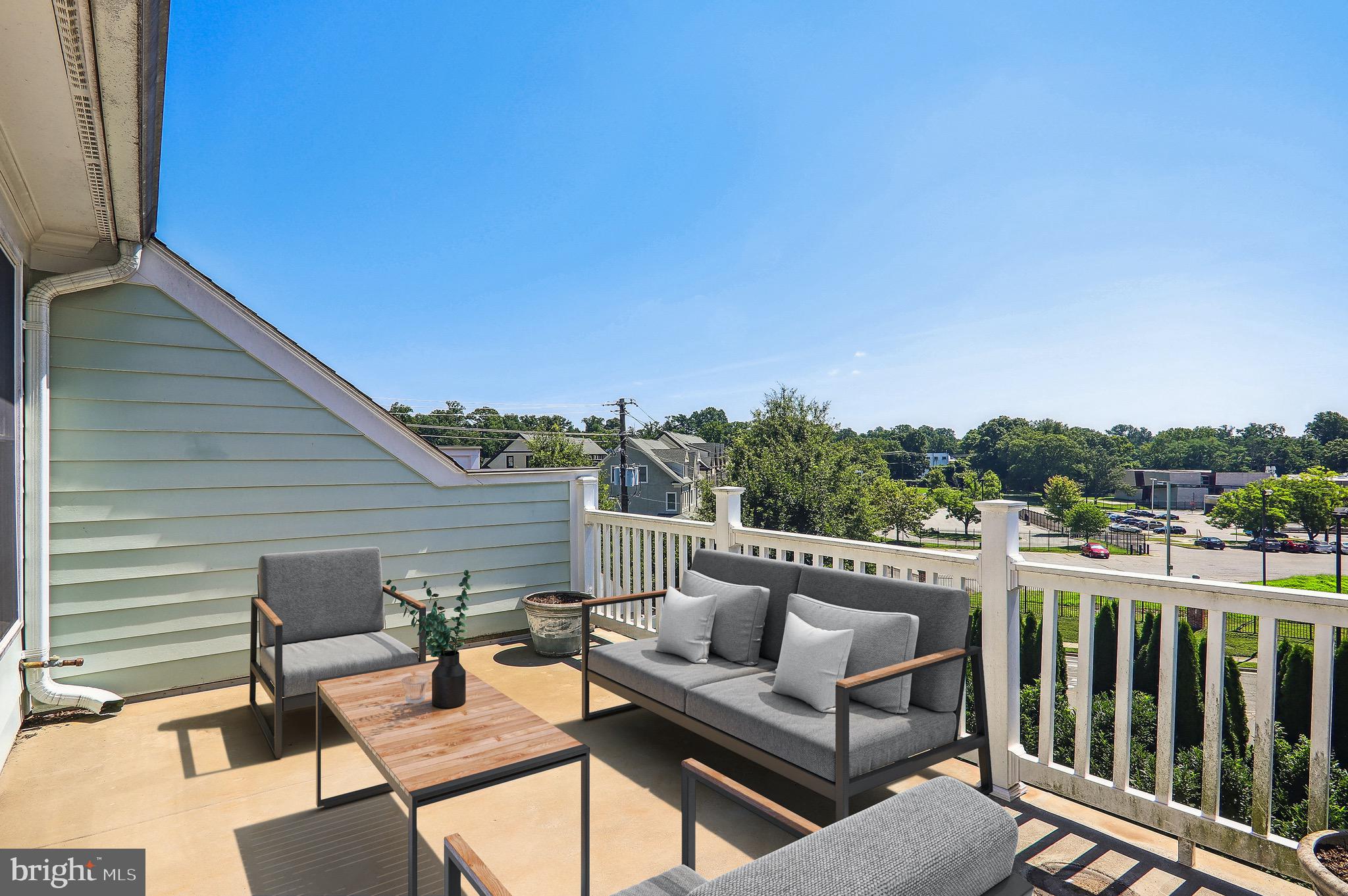9504 Ament Street Silver Spring, MD 20910 - Photo 20 of 25 Outdoor living space virtually staged!