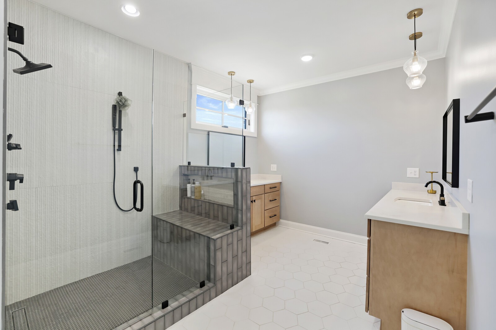 3755 Holmes Gap Road Watertown, TN 37184 - Photo 20 of 71 a bathroom with a double vanity sink a mirror and shower