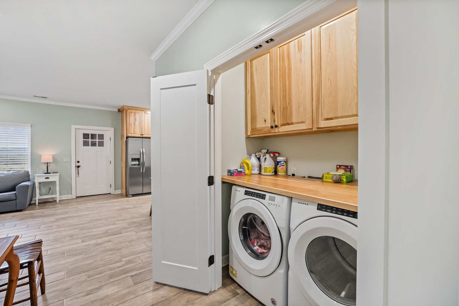 3755 Holmes Gap Road Watertown, TN 37184 - Photo 53 of 71 a view of hallway with washer and dryer