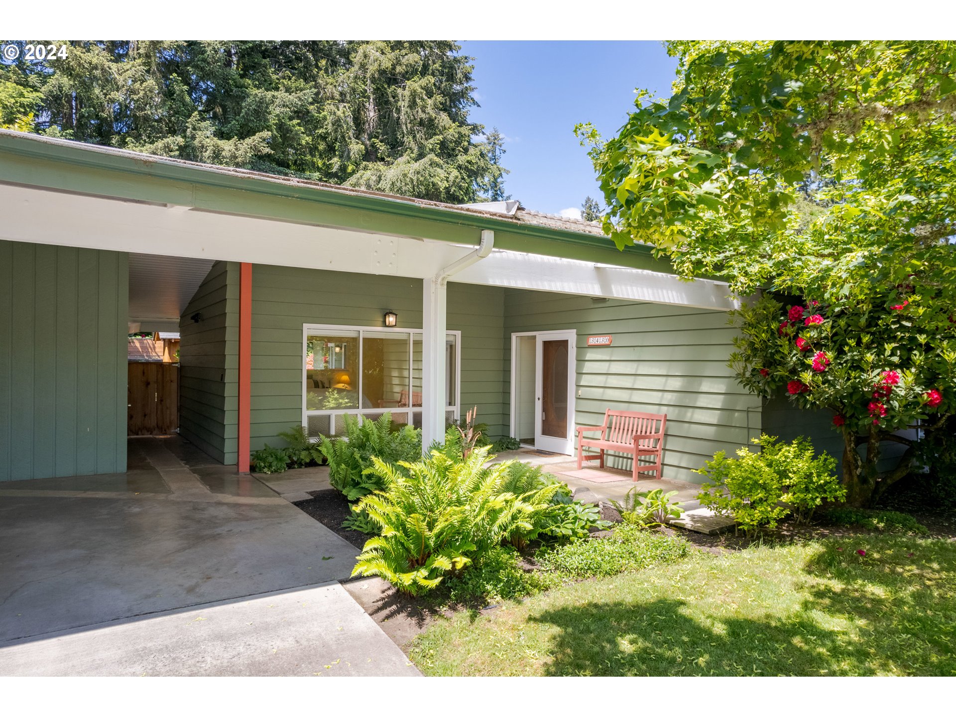 3430 View Lane Eugene, OR 97405 - Photo 46 of 48 a front view of a house with a yard