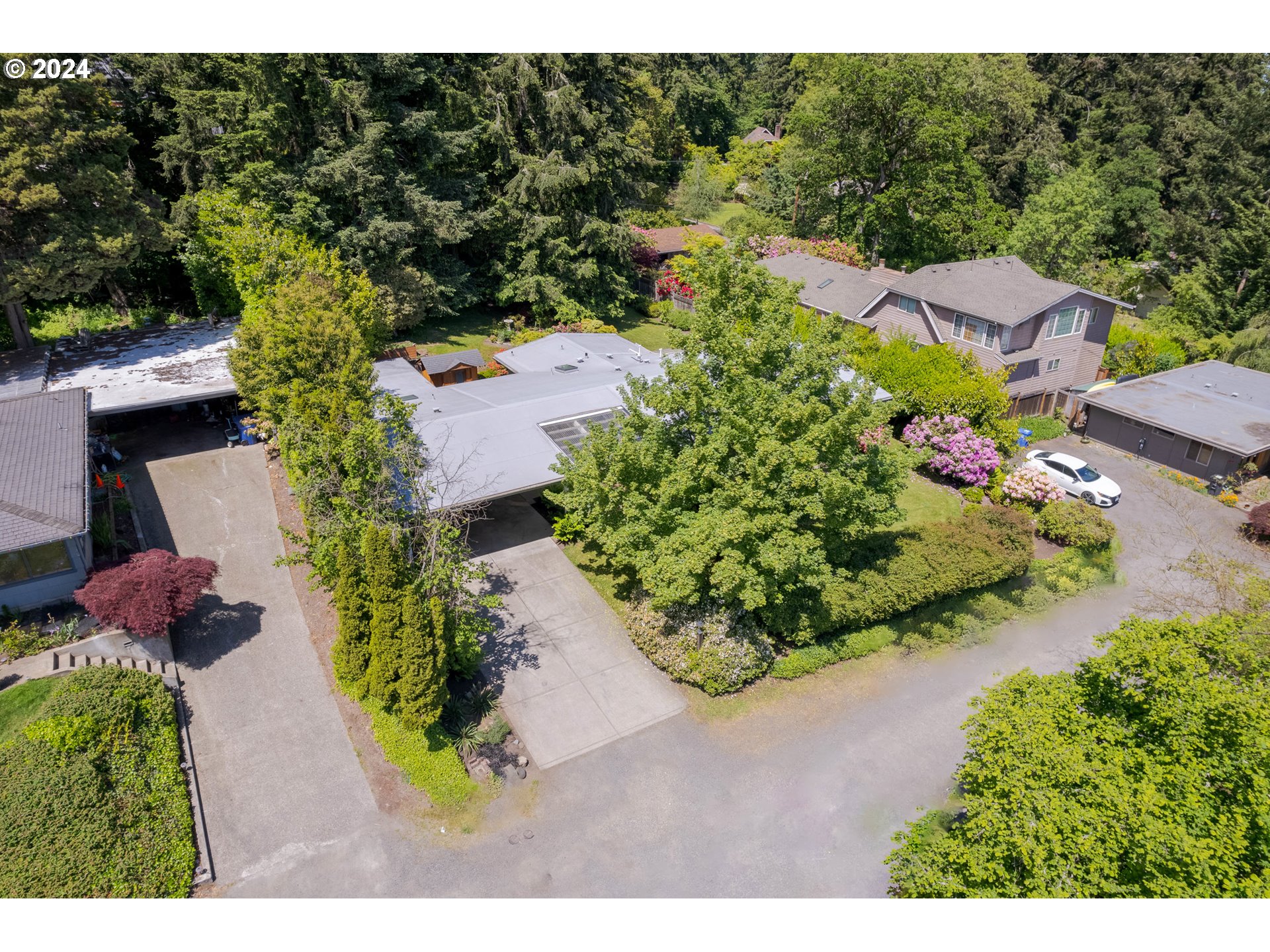 3430 View Lane Eugene, OR 97405 - Photo 47 of 48 an aerial view of residential house with outdoor space
