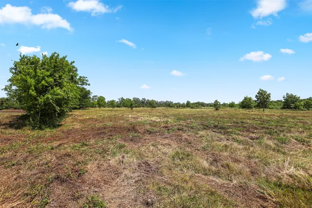 a view of lake with green space