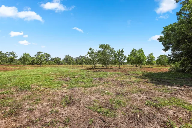a view of outdoor space with deck and yard